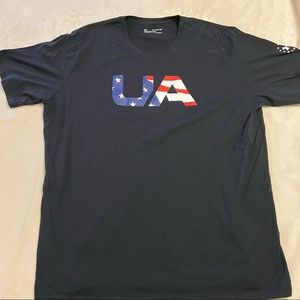 Under Armor Mens Black Graphic TShirt 3XL